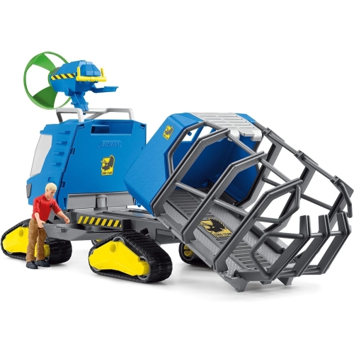 schleich Dinosaurs 42604 Realistic Dakotaraptor and Truck with Scientist Playset - Jurassic Collection Dinosaur Action Figure and Vehicle with Scientist - Toys Gift for Boys, Girls, Kids Ages 4+ - Image 7