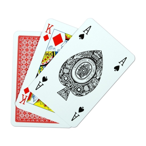 Waddingtons Number 1 Playing Card Game, play with the classic Red and Blue Twin Pack, great travel companion, gift and toy for Boys, Girls and adults. - Image 3