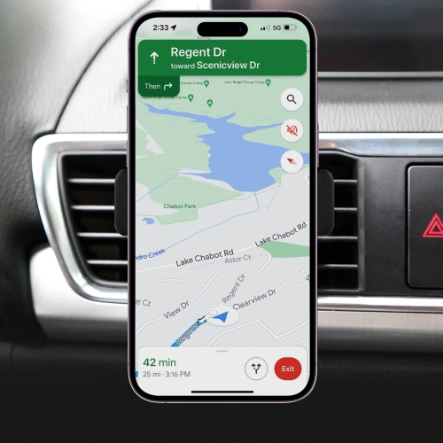 Kenu Airframe Ultra with Insta-Grip tech | Universal Smartphone Car Vent Mount Holder for All iPhone, Android, Pixel, Samsung, LG, Huawei, Xiaomi, Oppo, OnePlus, Black, Large to XL Phones - Image 4