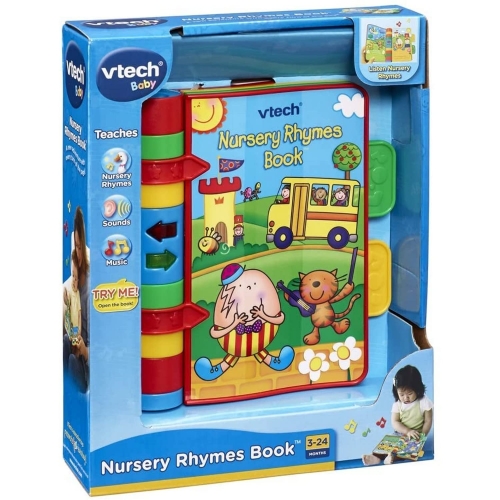 VTech Baby Nursery Rhymes Book, Light Up, Interactive, Musical Baby Book with Sounds and Phrases, Suitable for Babies from 6 Months+, English Version - Image 8
