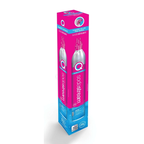 SodaStream 60 Litre Spare Gas Cylinder for Sparkling Water Maker, CO2 Cylinder for Making Fizzy Carbonated Water at Home, (Quick Connect, Pink Gas Compatible with Terra, Art, Duo, Gaia, E-Terra) - Image 3