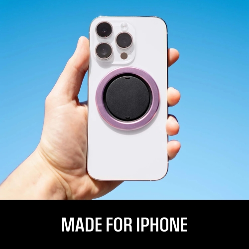 OhSnap 4 Luxe Phone Grip Ultra-Thin Magnetic Phone Ring Holder Grip for MagSafe, Wireless Charge-Through with Multiple Gripping Positions, Compatible with iPhone MagSafe Accessories - Image 6