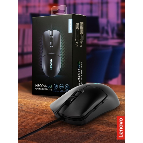 Lenovo Legion M300s RGB Gaming Mouse (6 programmable buttons, up to 8000 DPI, Compatible with NVIDIA reflex) - Shadow Black - Image 8