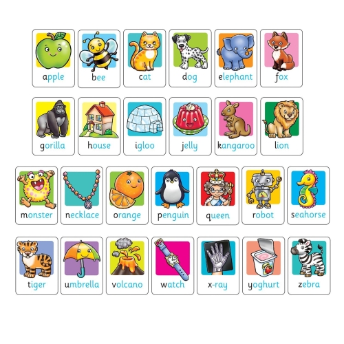 Orchard Toys Alphabet Flashcards, 26 Educational Double-sided Flashcards, Teach the Letters of the Alphabet, Perfect for Kids Age 3-7, Educational Toy, Kiwi Lime Green - Image 5