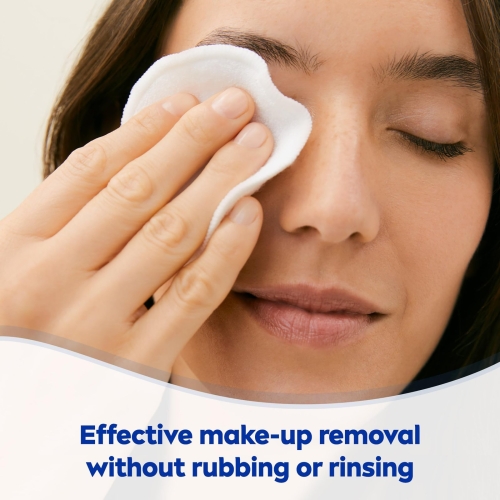 NIVEA Double Effect Waterproof Eye Make-Up Remover (125 ml), Daily Use Face Cleanser for Make-Up and Mascara with Cornflower Extract and Biotin - Image 5