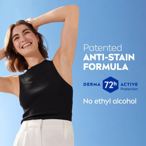NIVEA Black & White Invisible Anti-Perspirant Spray (150ml), 72hr Anti-Sweat Women's Deodorant Spray, No Stains on Black and White Clothes - Image 2