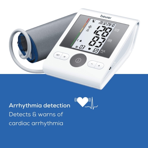 Beurer BM28 Automatic Blood Pressure Monitor with Patented Resting Indicator for Accuracy, Clinically Validated, Blood Pressure Machine with Colour-Coded Risk Indicator, Suitable during pregnancy - Image 7
