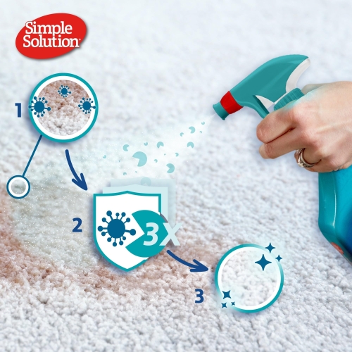 Simple Solution Extreme Pet Stain and Odour Remover, Enzymatic Cleaner with 3X Pro-Bacteria Cleaning Power - 945ml - Image 7