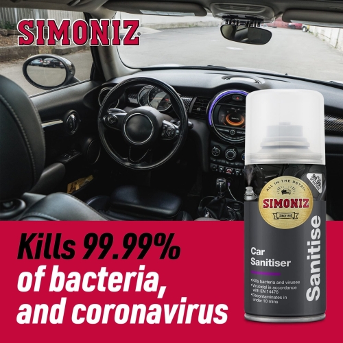 SIMONIZ Car Air Freshener Odour Bomb, Car Air Conditioning Cleaner, Eliminates Bad Smells & Bacteria, Air Con Cleaner, Refresh Your Car’s Interior With Easy To Use Air Sanitiser Car Fragrance, 150ml - Image 6