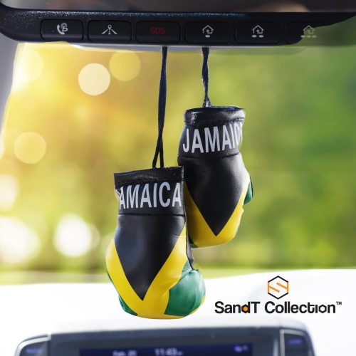SandT Collection Country Flag Mini Boxing Gloves - Hanging Punching Gloves, Jamaican, One size - Image 5
