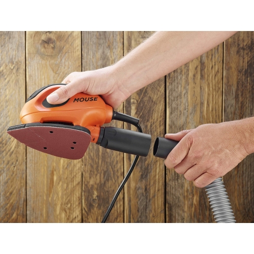 BLACK+DECKER Mouse Detail Sander, 55W, 240V, Corded, includes 6 Sanding Sheets, BEW230-GB - Image 5