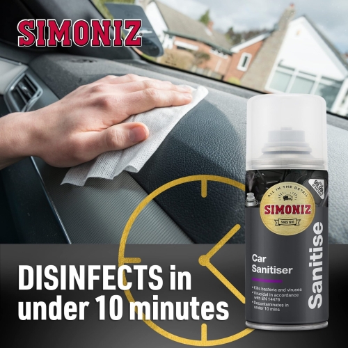 SIMONIZ Car Air Freshener Odour Bomb, Car Air Conditioning Cleaner, Eliminates Bad Smells & Bacteria, Air Con Cleaner, Refresh Your Car’s Interior With Easy To Use Air Sanitiser Car Fragrance, 150ml - Image 5