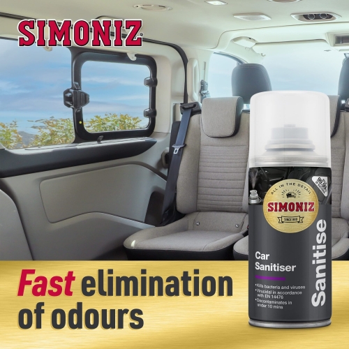 SIMONIZ Car Air Freshener Odour Bomb, Car Air Conditioning Cleaner, Eliminates Bad Smells & Bacteria, Air Con Cleaner, Refresh Your Car’s Interior With Easy To Use Air Sanitiser Car Fragrance, 150ml - Image 4