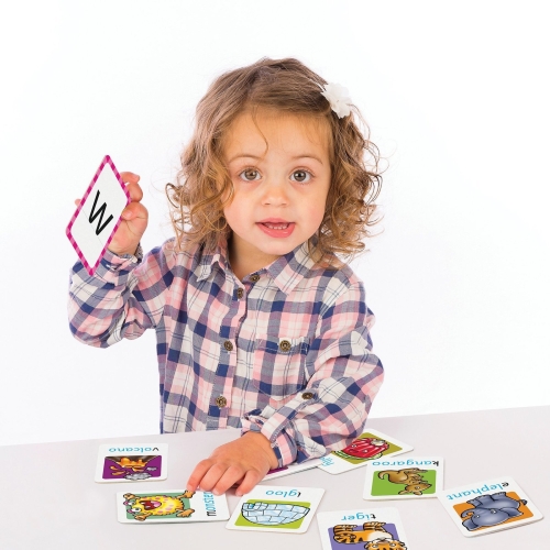 Orchard Toys Alphabet Flashcards, 26 Educational Double-sided Flashcards, Teach the Letters of the Alphabet, Perfect for Kids Age 3-7, Educational Toy, Kiwi Lime Green - Image 4
