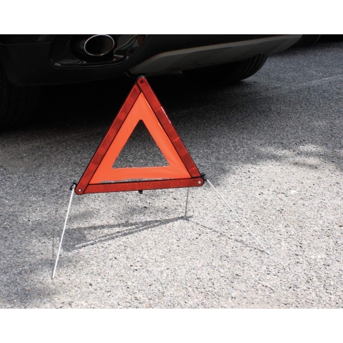 Safety First Aid Group Q4232 Safety Warning Triangle for Roadside Breakdowns Foldable Wind Tested with Case - Image 2