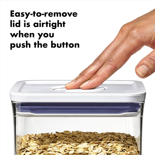 OXO Good Grips POP Container - Big Square Mini 1Litre, White - Image 6