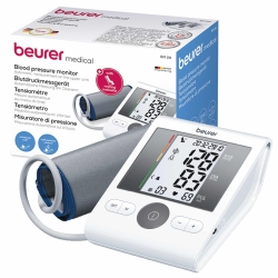Beurer BM28 Automatic Blood Pressure Monitor with Patented Resting Indicator for Accuracy, Clinically Validated, Blood Pressure Machine with Colour-Coded Risk Indicator, Suitable during pregnancy
