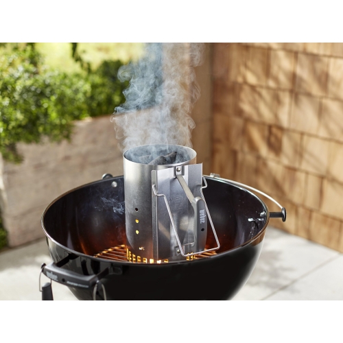 Weber Rapidfire Starter - Large (32cm Height), compact grill lighter with two handles, ideal for all charcoal grills from Ø 47cm, ignition aid for charcoal, briquettes - (7416) - Image 8