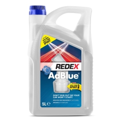 Redex AdBlue Additive 5L, AdBlue With Easy-Pour Spout, Reduces NOX Emissions, Quick & Easy Filling, Keep Spare In Boot, Premium Quality AdBlue Diesel Exhaust Fluid, No-Spill Bottle, 5 Litres
