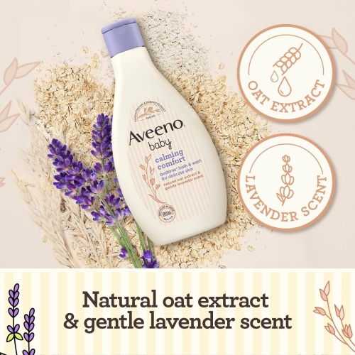 Aveeno Baby Calming Comfort Bedtime Bath and Wash, 250 ml (Pack of 1) - Image 7