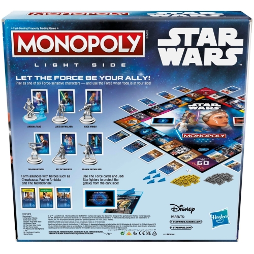 Monopoly: Star Wars Light Side Edition Board, Star Wars Jedi Game for 2-6 Players, Games for Children, Family Games - Image 5