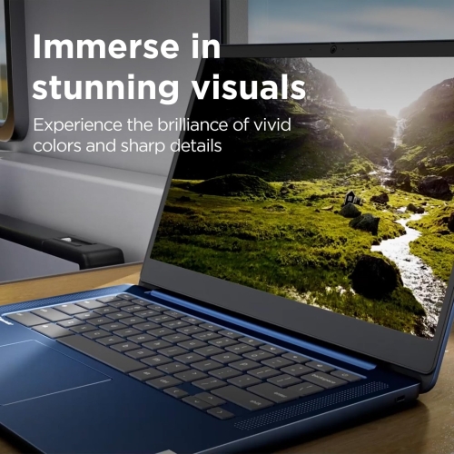 Lenovo IdeaPad Slim 3 Chromebook | 14 Inch FHD Laptop | MediaTek Kompanio 520 | 4GB RAM | 64GB eMMC | Chrome OS | Abyss Blue - Image 5