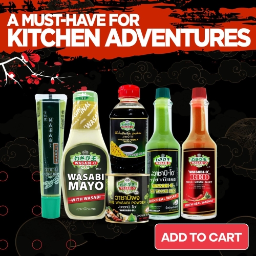 WASABI-O Premium Fusion Mayonnaise Real Wasabi & Ketchup Blend, Ideal for Fish and Chips, Sandwiches, Salads, and Coleslaw | Perfectly Versatile for Sushi, Burgers, Pasta & French Fries - 6oz(170g) - Image 3