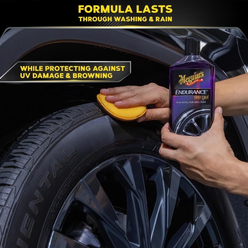 Meguiar's G7516EU Endurance Long Lasting High Gloss Black Tire Gel 473 ml - Image 3