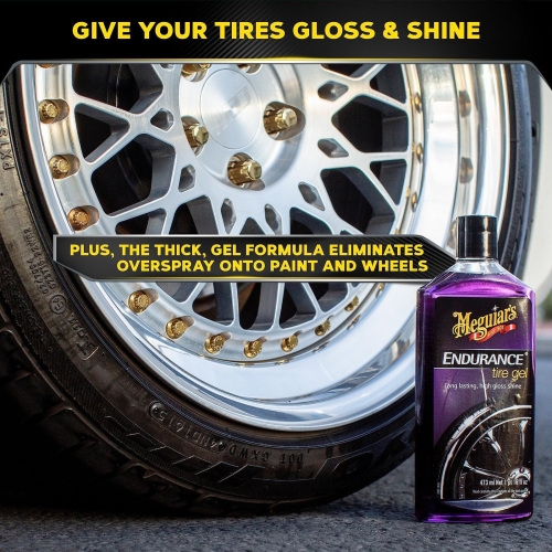 Meguiar's G7516EU Endurance Long Lasting High Gloss Black Tire Gel 473 ml - Image 4